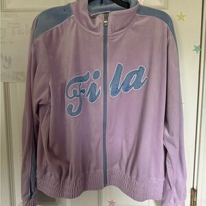 Fila Women's Purple and Blue Tracksuit Jacket- Pants Available